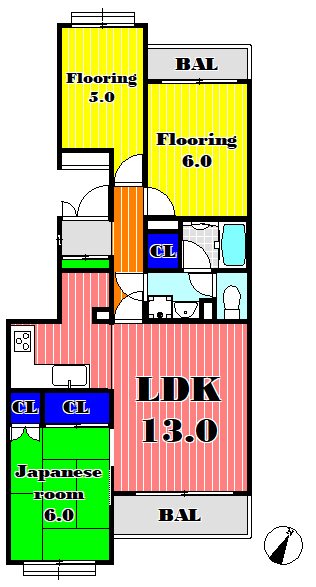 カサデ高井戸 間取り