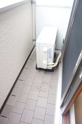 クレセール調布B   ベランダ