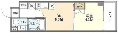 YSレジデンス代田橋 間取り