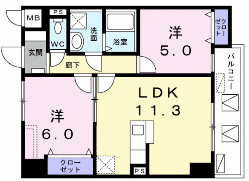 レジデンス桜樺 間取り