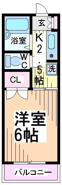パークサイドフラッツ　当社管理物件 間取り