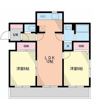 サン・パレッタ・ベル  間取り
