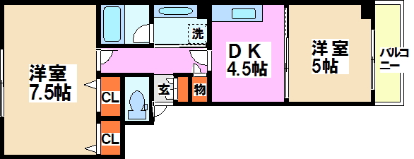 メゾンエクレーレ笹塚 間取り