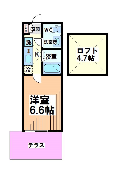 モンシャトー明大前 間取り