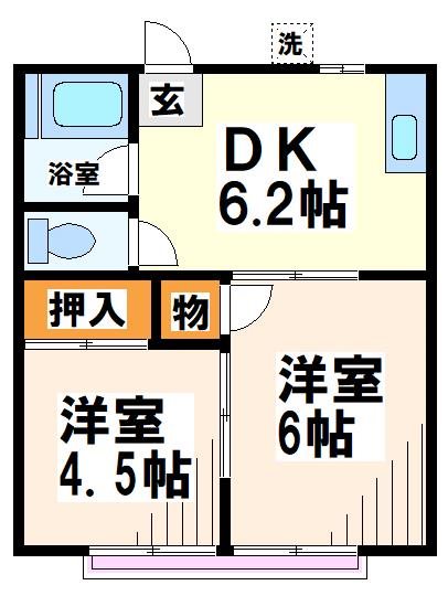 エコーハイツ  間取り