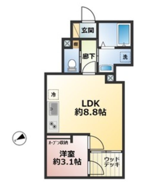 CS　GARDEN　飛田給   間取り
