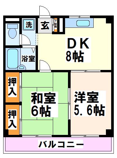ヴェルデⅡ 間取り図