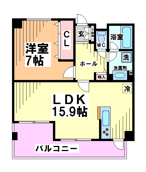 ガーデン杉並方南  間取り