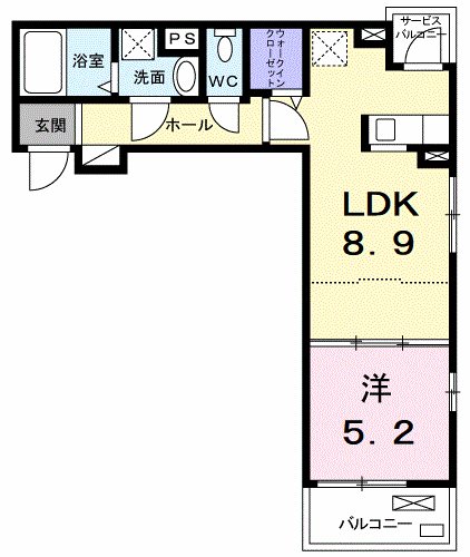 リビエたま   間取り