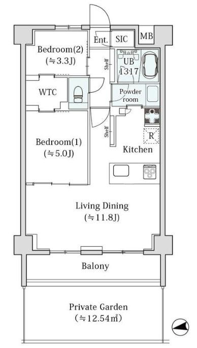 le Sud &alpha;  間取り