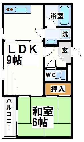 エレガンス調布  間取り