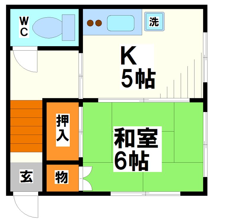 山口荘    間取り