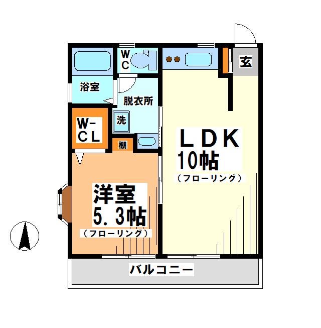シャトレー   間取り