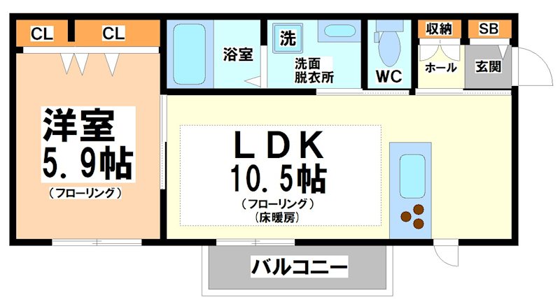 （仮称）下高井戸５丁目メゾン西棟 間取り
