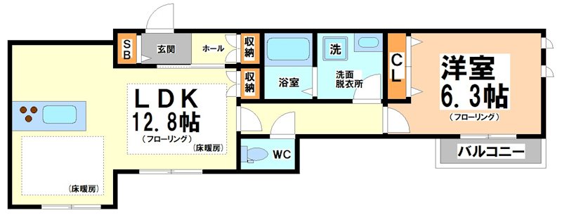 （仮称）下高井戸５丁目メゾン西棟 間取り