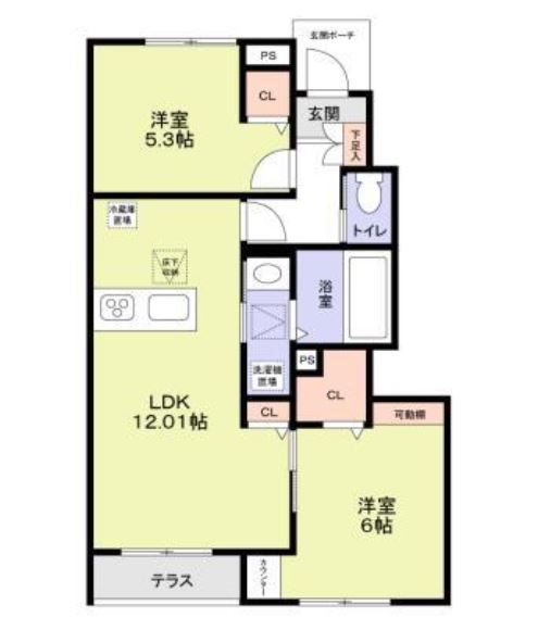 グランシャリオ  間取り