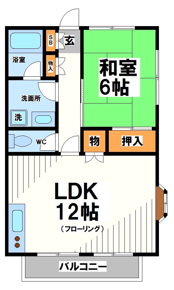 山和ハイツ5 間取り