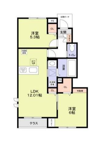 グランシャリオ   間取り