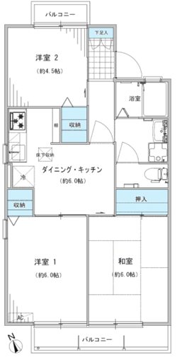 アスタルテ調布    間取り