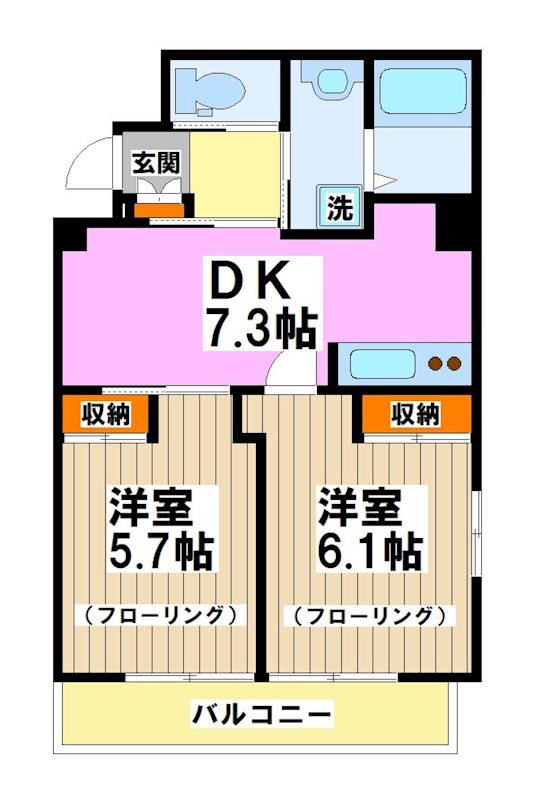 グレース桃井  間取り