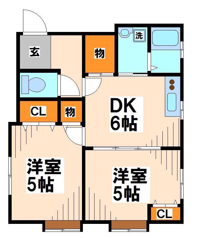 エステートKK 間取り