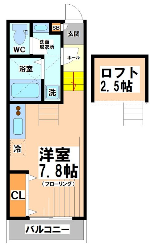 メゾンヴェルトゥ 間取り
