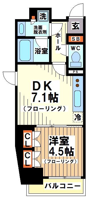 ボヌールステージ笹塚  間取り