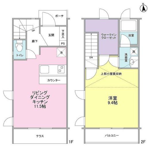アヴェニール上北沢 間取り