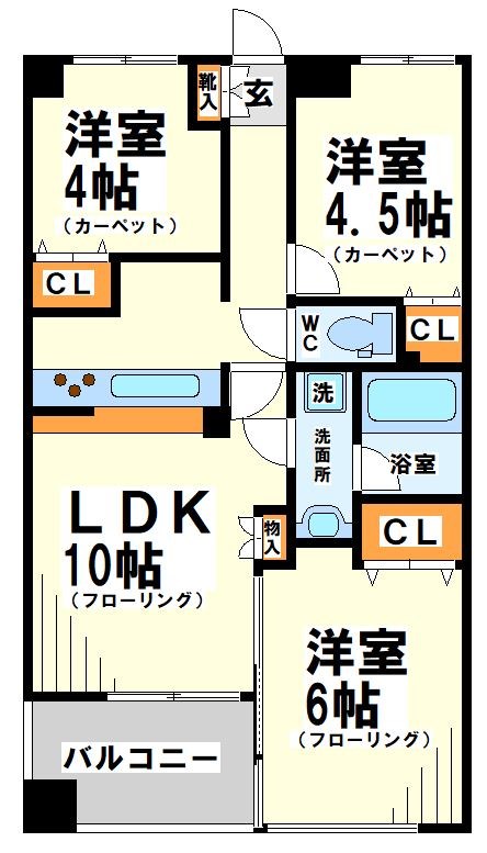 ディコーラム   間取り