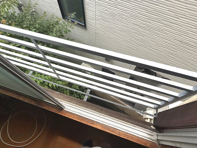 コートヤードハウス  ベランダ