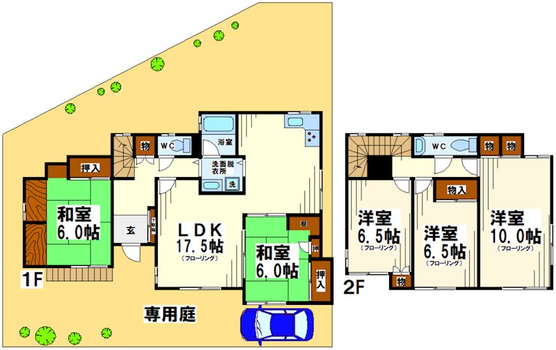 大井町金子貸家 間取り