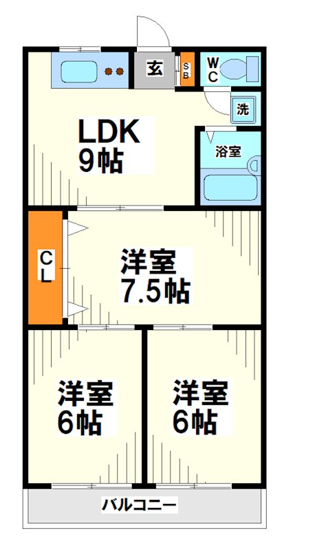 サクレ   間取り