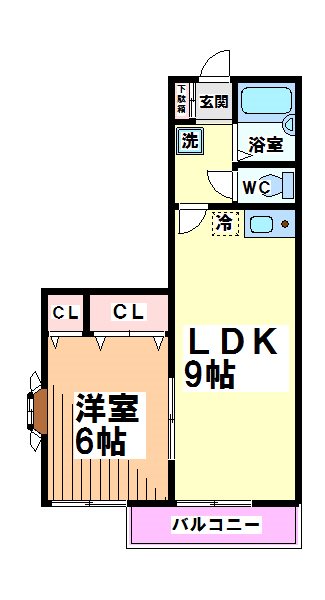 シャトル松原 間取り図