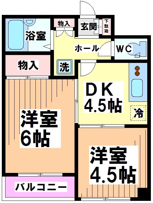 シティハウス20 間取り図