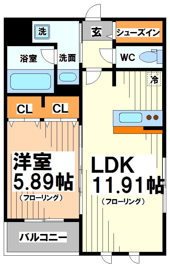 メルベイユ浜田山 間取り
