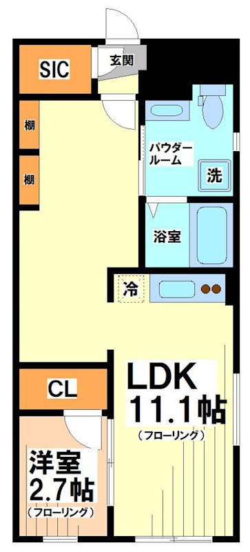 BLISSDIA笹塚代田橋 間取り