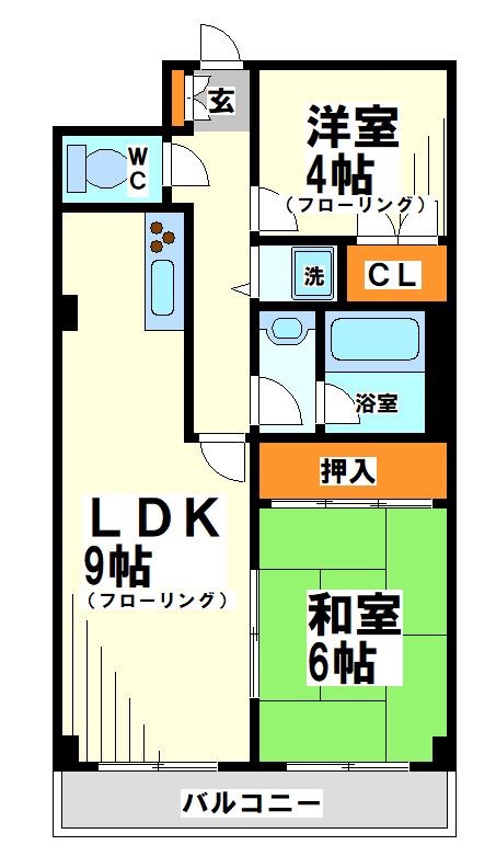 アブニール調布  間取り