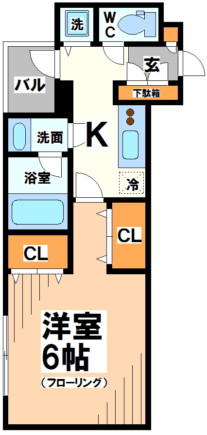 ラック上北沢 間取り