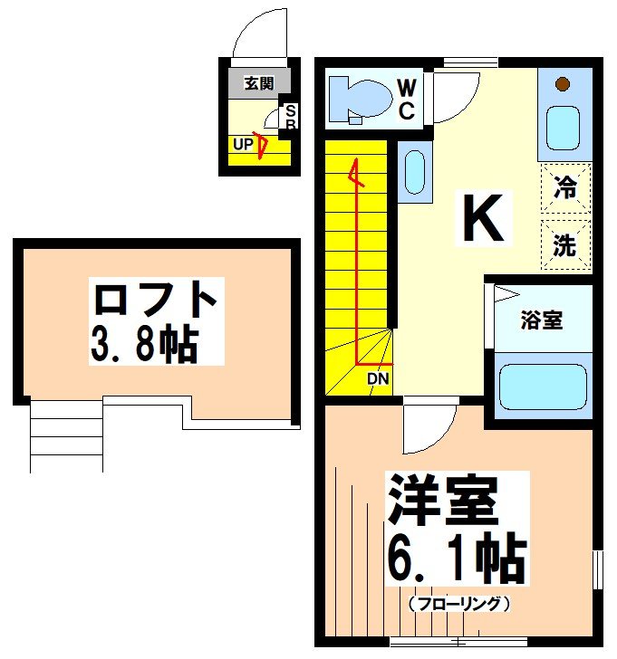 アオアクア浜田山 間取り