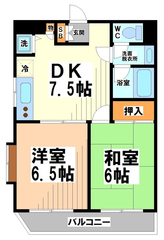 グランジャルダン東松原 間取り