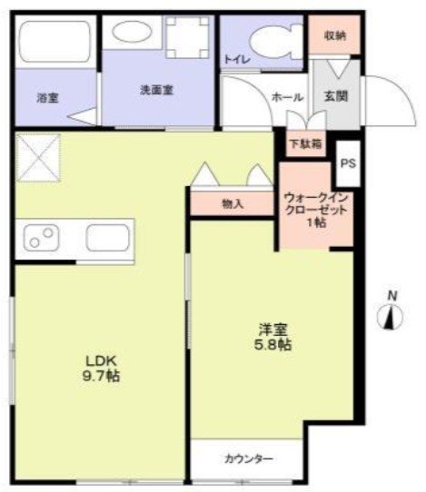 アンソレイユ明大前 間取り