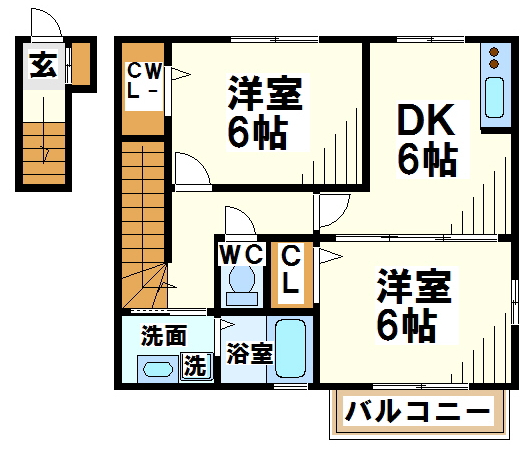 シュールコテデュパルク  間取り