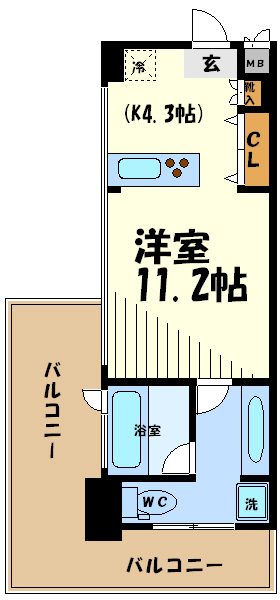 クール  間取り
