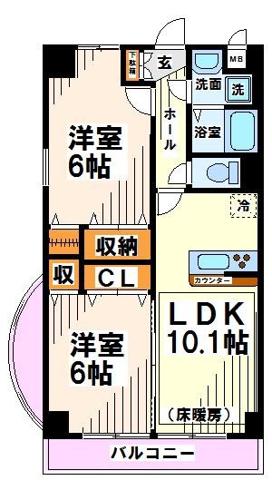 フレイグラント　オリーブ  間取り