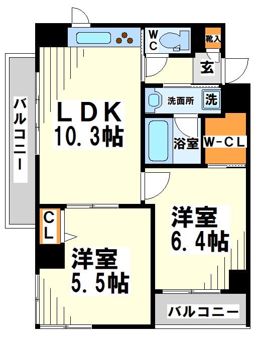 トレスヴィア   間取り