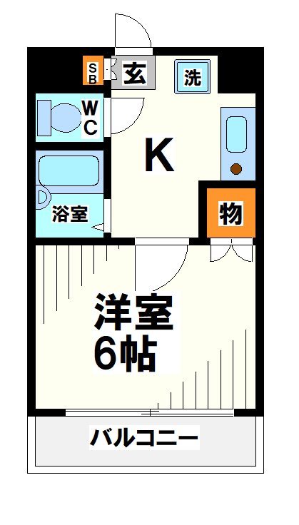 オリエンタル京王多摩川   間取り