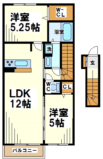 シャテニエ調布   間取り