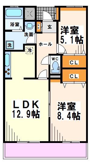 フローラコート  間取り