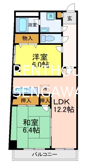High West（ハイウエスト） -弊社管理物件-  間取り