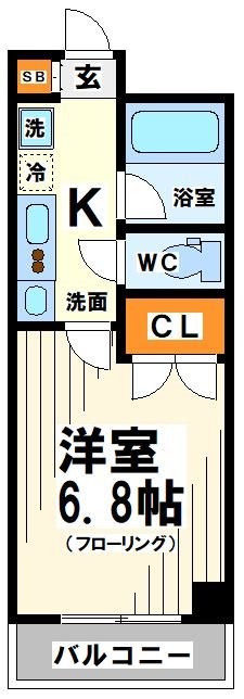 サンパラッツオ参番館　弊社管理物件  間取り